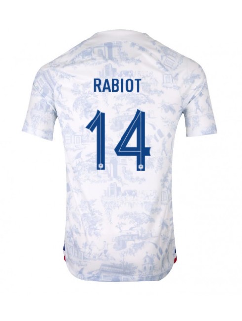 Frankrike Adrien Rabiot #14 Replika Borta Kläder VM 2022 Kortärmad